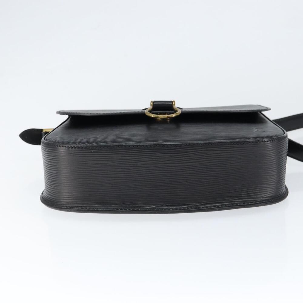 LOUIS VUITTON Epi Saint Cloud GM Shoulder Bag Black Noir M52192 LV Auth 149184 - Picture 5 of 16